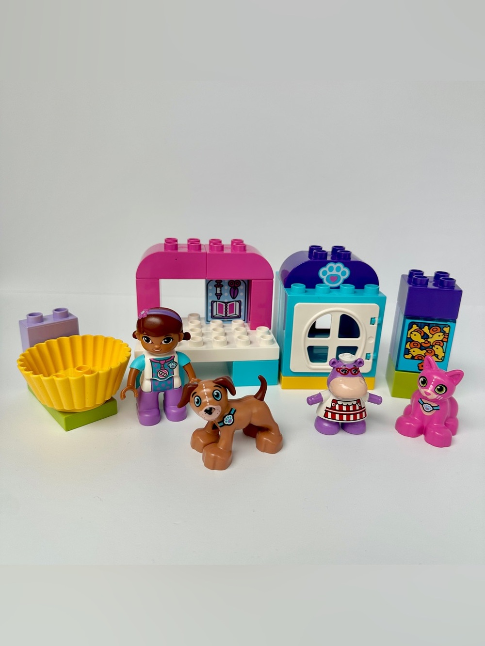 LEGO DUPLO Disney Doc‎ McStuffins Pet Vet Care 10828 Hallie Hippo Rudy Set
